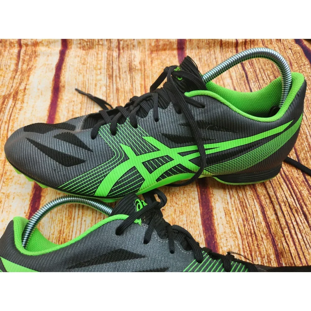 ASICS Hyper MD 6 Track Field Running Shoes‎ Spikes Green Black Men Size 12